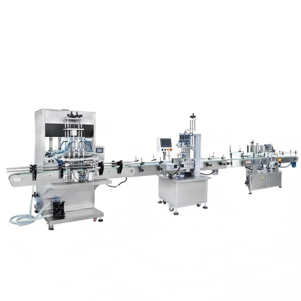 ZONESUN ZS-FAL180P6 Servo Liquid Paste Filling Capping And Labeling Machine