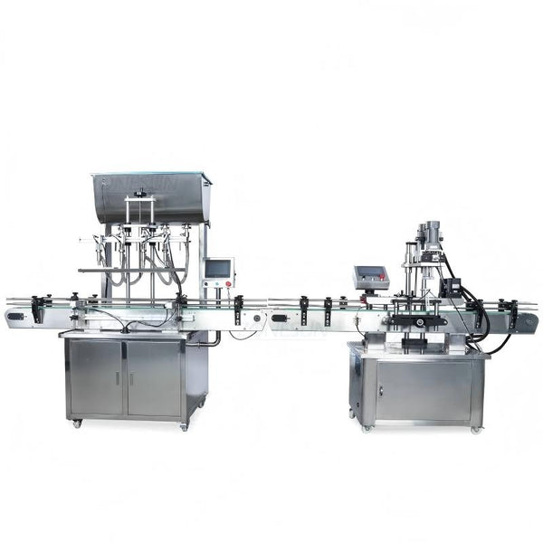 ZONESUN Fully Automatic 4 Nozzles Paste Filling Machine And Capping Machine