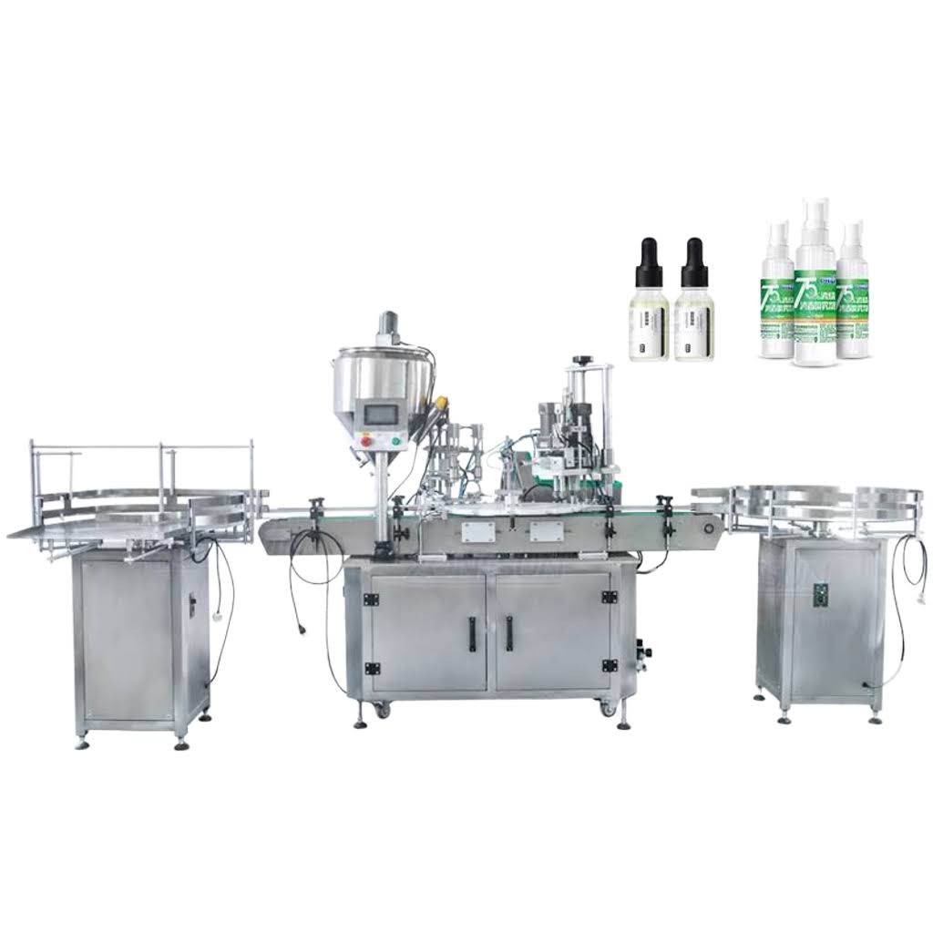 ZONESUN Automatic Liquid Filling and Capping Line for Bottles