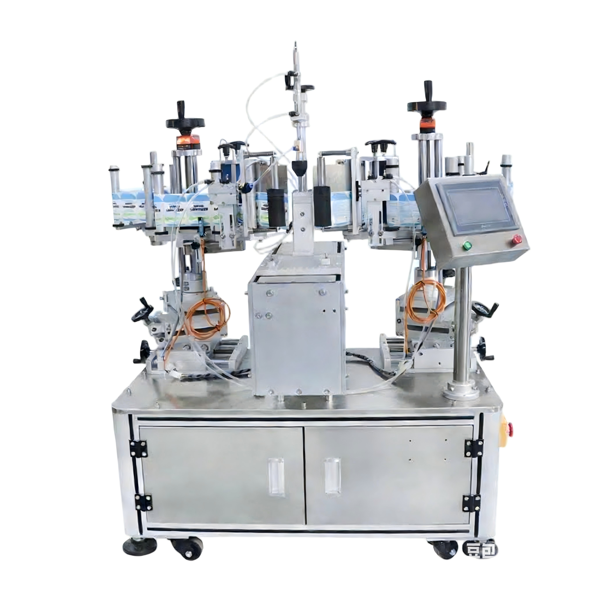 ZONESUN XL-T806 Semi Automatic Double-side Square Bottle Labeling Machine With Date Coder