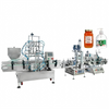 ZONESUN ZS-FAL180C6 4-Head Paste Filling Capping Labeling Line Machine