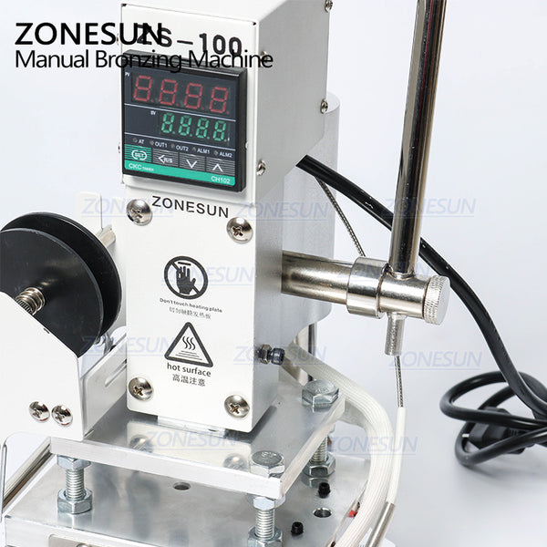 ZONESUN ZS-100 Hot Foil Stamping Machine for Mold & Letter Holder
