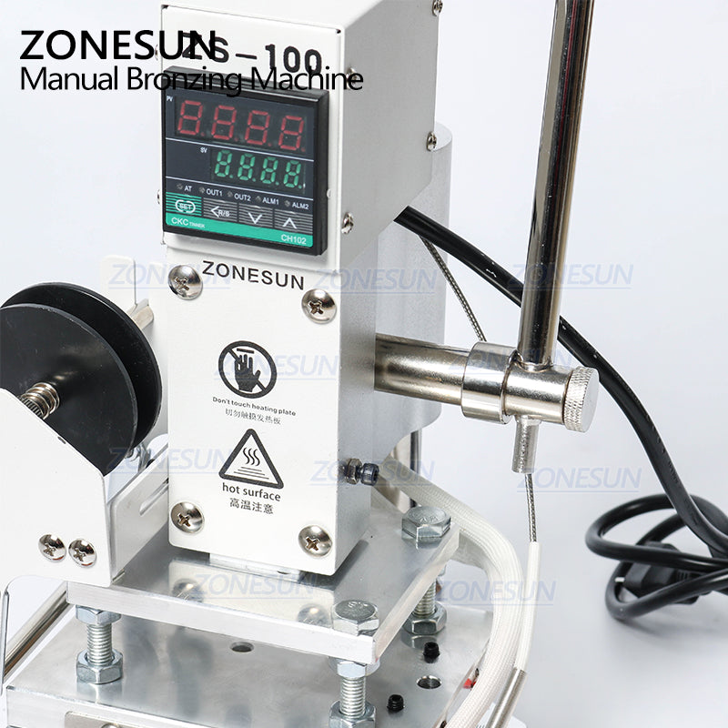 ZONESUN ZS-100 Hot Foil Stamping Machine for Mold & Letter Holder