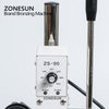 ZONESUN 110V/220V Manual Hot Foil Stamping Marking Machine Leather PVC Printer