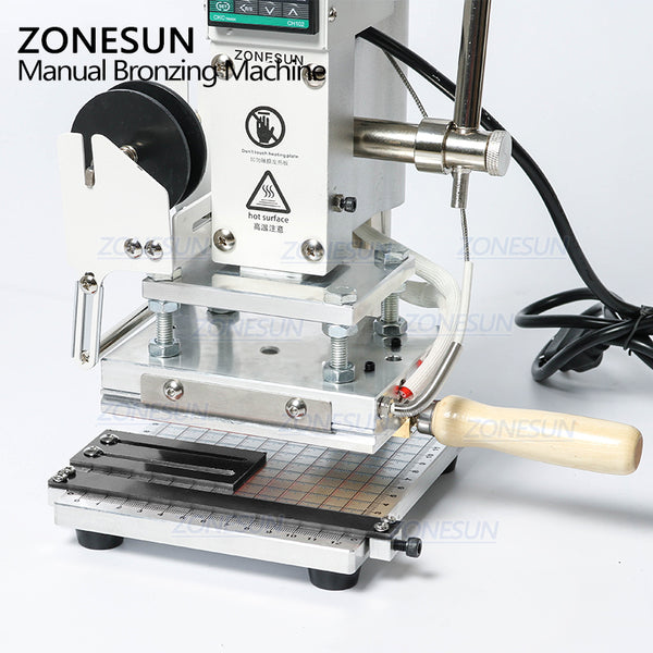 ZONESUN ZS-100 Hot Foil Stamping Machine for Mold & Letter Holder