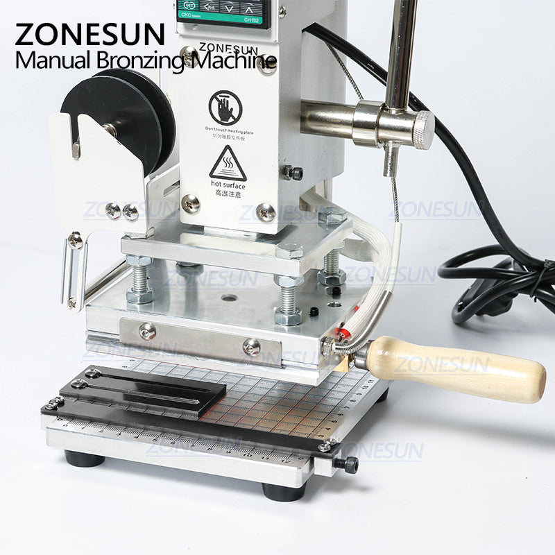 ZONESUN ZS-100 Hot Foil Stamping Machine for Mold & Letter Holder