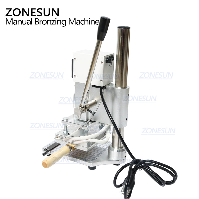 ZONESUN ZS-100 Hot Foil Stamping Machine for Mold & Letter Holder