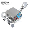 ZONESUN ZS-YTDP6 6 Nozzles Diaphragm Pump Liquid Filling Machine For Perfume Water Juice