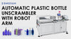 Square bottle unscrambler