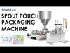 ZONESUN ZS-GTSP2 Semi Automatic Spout Pouch Liquid Filling Capping Mac