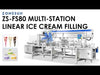 Stainless steel ice cream processing equipment