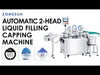 ZONESUN ZS-AFC6F Automatic Peristaltic Pump Flat Bottle Liquid Filling