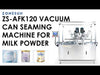 Stainless steel powder can sealing machine