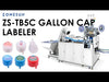 Bottle Cap Top Labeling Machine