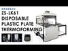 Roll fed plastic thermoformer