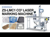 Máquina de impressão de código de data a laser ZONESUN ZS-LMC1 CO₂ com