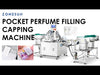 ZONESUN ZS-AFC6P Pocket Perfume Peristaltic Pump Filling Capping Machi