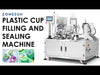 ZONESUN ZS-AFS02 Plastic Cup Piston Pump Liquid Paste Filling Sealing 
