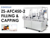 ZONESUN ZS-AFC450-2 Automatic Peristaltic Pump Liquid Filling Capping 