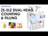 Semi-automatic counter filler