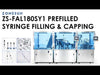 SUS316L medical syringe filling machine