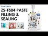 Zonesun ZS-FS04 Dual Lanes Sachet Paste Filling Sealing Machine