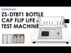 ZONESUN Automatic Flip Cap Life Test Machine 