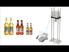 ZONESUN Pneumatic Soda Water Capper Semi Automatic Beer Lid Sealing Machine 26mm Crown Caps Soft Drink Capping Machine