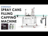 ZONESUN ZS-QW1600 Automatic Spray Can Aerosol Liquid Filling Capping M