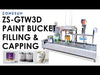 ZONESUN Paint Bucket Filling and Capping Machine