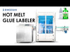 ZONESUN ZS-GTB12 Automatic Hot Melt Glue Round Bottle Labeling Machine