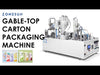 Gable Top Carton packing machine