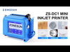 ZONESUN ZS-DC1 portátil portátil máquina de impressão a jato de tinta