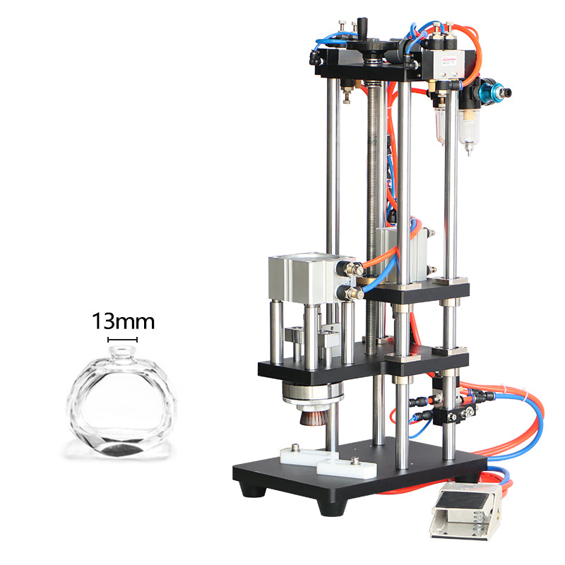 ZONESUN ZS-YG08Z Pneumatic Perfume Bottle Capping Machine - 13mm bottle opening