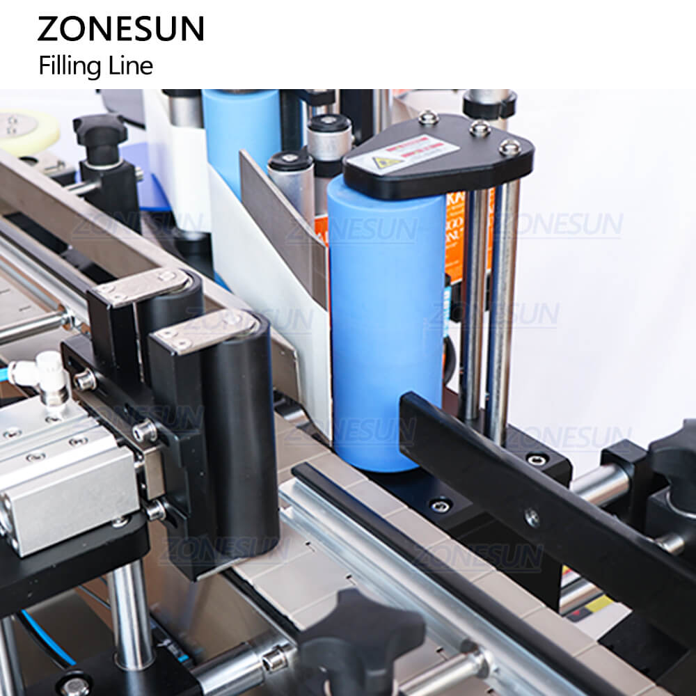 ZONESUN ZS-FALU2 Automatic Wine Liquor Filing  T-cork Capping Labeling Machine Production Line
