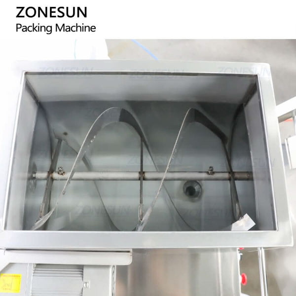 ZONESUN ZS-FS200D1 Automatic Vertical Piston Pump Paste Filling and Sealing Machine VFFS Honey Cream Sachet
