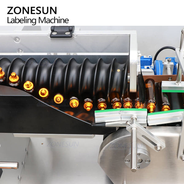 ZONESUN ZS-HTB832 High Speed Automated Horizontal Ampoule Cosmetic Serum Perfume Sample Vial Self-sticker Labeling Machine