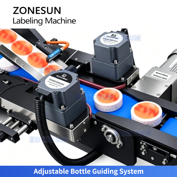 ZS-TB700D adjustable bottle guiding system for container alignment during conveying