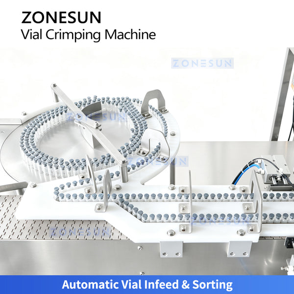 ZS-YG100D automatic vial infeed and sorting conveyor
