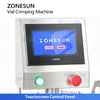 ZS-YG100D touchscreen control panel with Chinese and English interface options