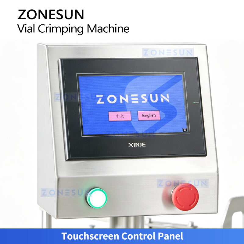 ZS-YG100D touchscreen control panel with Chinese and English interface options