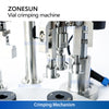 ZS-YG200A crimping mechanism with three rotating blades for forming aluminum caps around vial necks