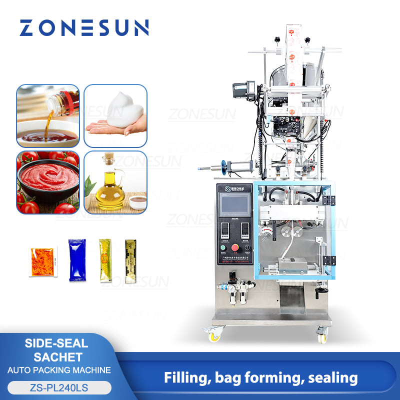 ZONESUN ZS-PL240LS Automatic Paste Mixing Heating Filling Sealing Machine