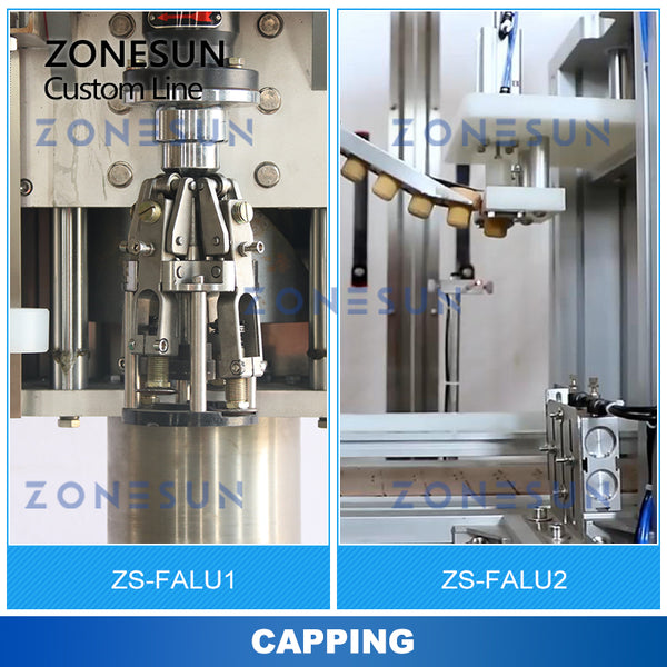 ZONESUN ZS-FALU Custom Bottle Rinsing Drying Filling Capping Labeling Production Line