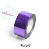 ZONESUN 3/4/5cm Hot Stamping Foil Paper - Purple / 3cm - Purple / 4cm - Purple / 5cm