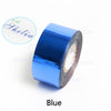 ZONESUN 3/4/5cm Hot Stamping Foil Paper - Blue / 3cm - Blue / 4cm - Blue / 5cm