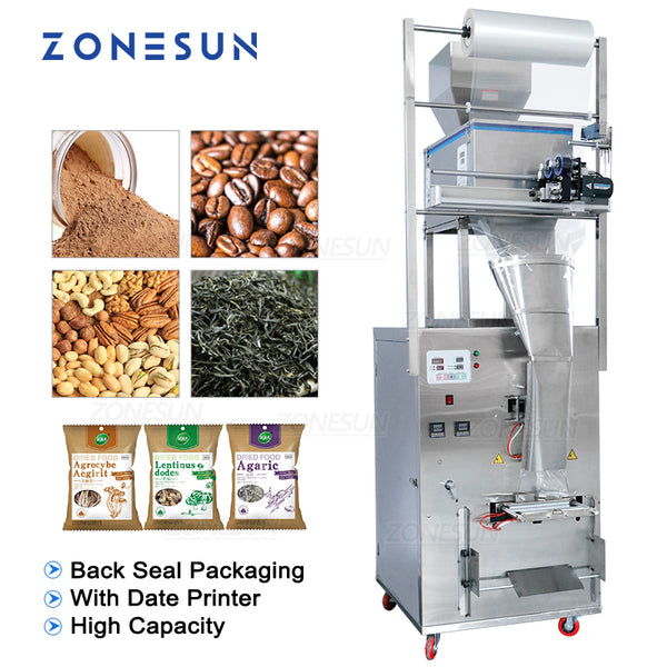 ZONESUN 10-1000g Automatic Powder Filling Sealing Machine
