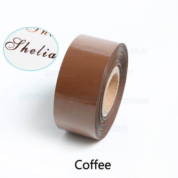 ZONESUN 3/4/5cm Hot Stamping Foil Paper - Coffee / 3cm - Coffee / 4cm - Coffee / 5cm