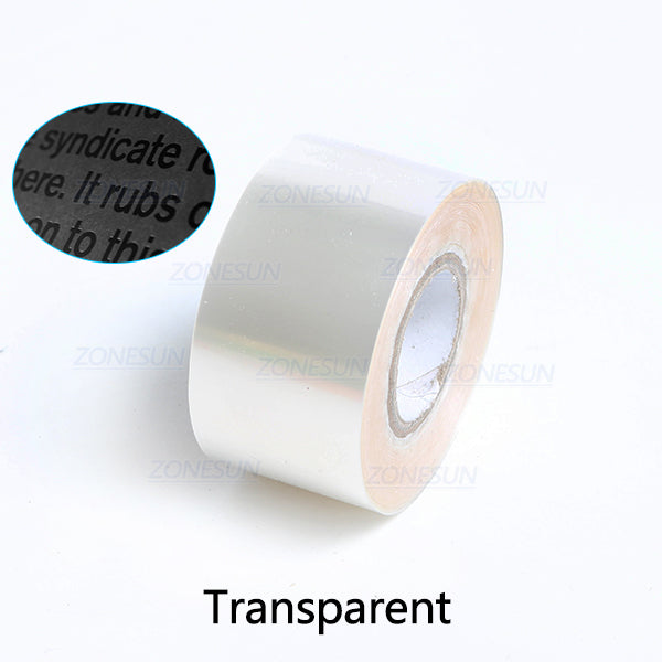 ZONESUN 3/4/5cm Hot Stamping Foil Paper - Transparent / 3cm - Transparent / 4cm - Transparent / 5cm