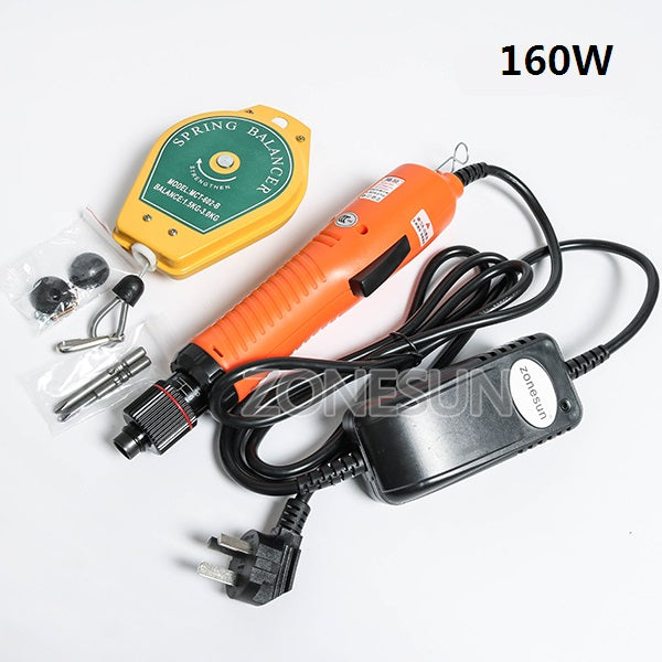 ZONESUN Electric Pneumatic Manual Capping Machine And Accessories - 160W Machine